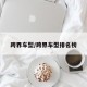 跨界车型/跨界车型排名榜