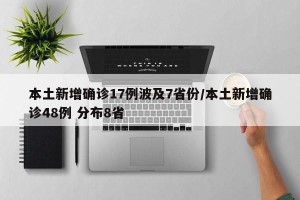 本土新增确诊17例波及7省份/本土新增确诊48例 分布8省