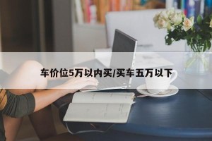车价位5万以内买/买车五万以下
