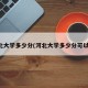 河北大学多少分(河北大学多少分可以上)