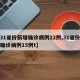 【31省份新增确诊病例22例,31省份新增确诊病例15例t】